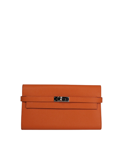 Hermes Long Kelly Wallet, front view